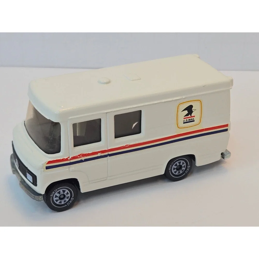 Siku 1911 Mercedes Benz L 406 D US Mail Van‎ Diecast White West Germany Vintage